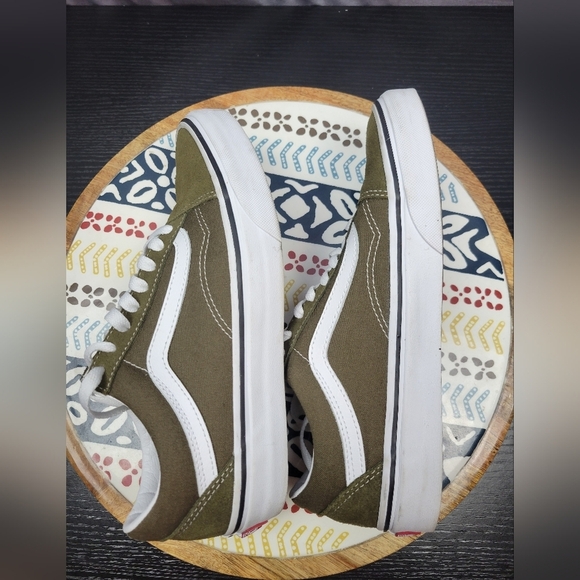 Vans Old Skool Suede/Canvas Low Top Skate Shoes-Theory Atmosphere Women 8 - Picture 7 of 11